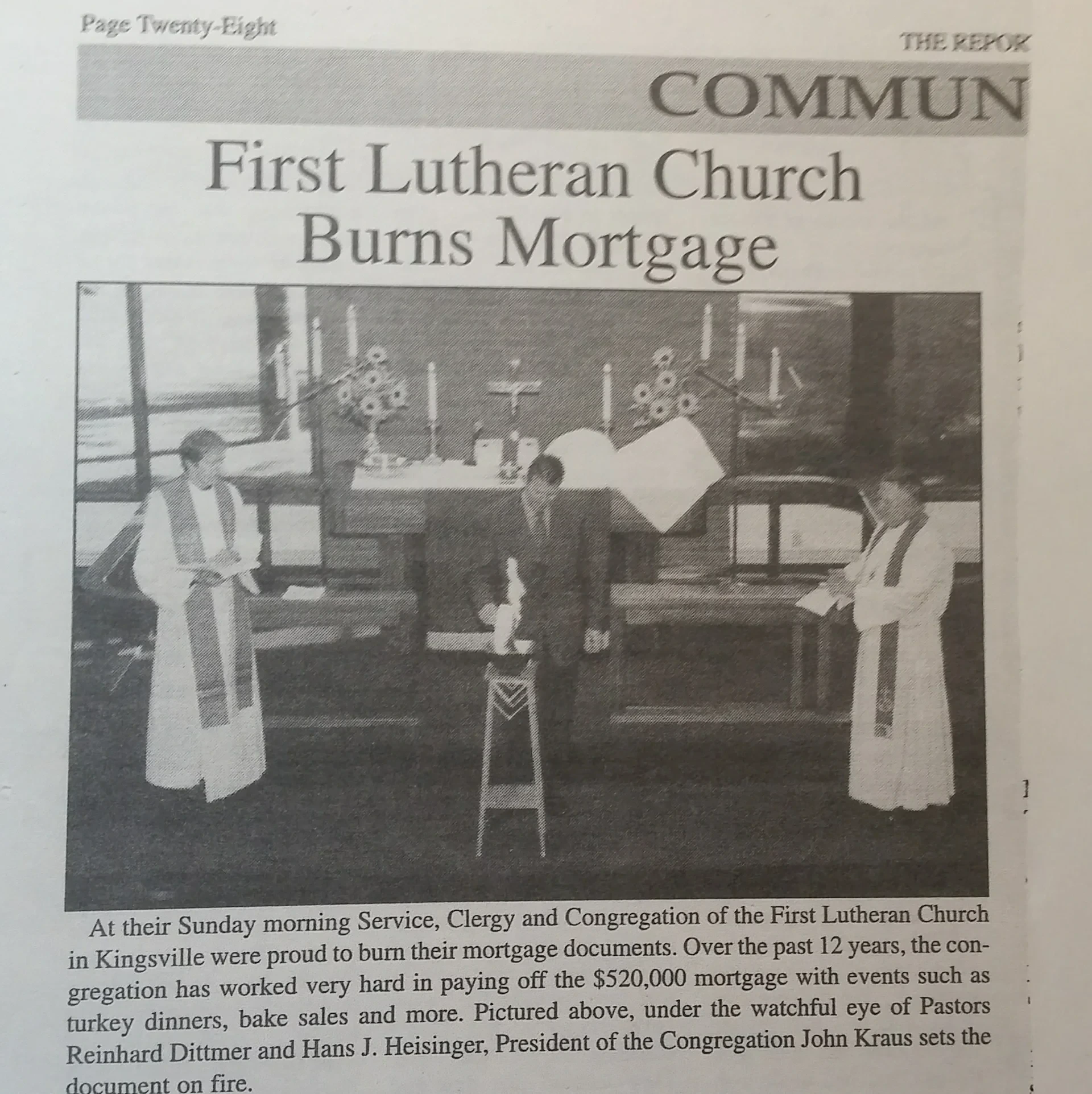 First Lutheran archival photograph